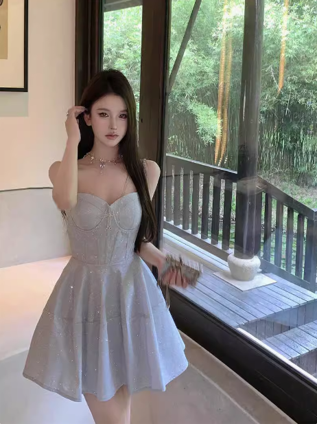 A-line Sweetheart Homecoming Dress,Spaghetti Strap Short Prom DressED0529