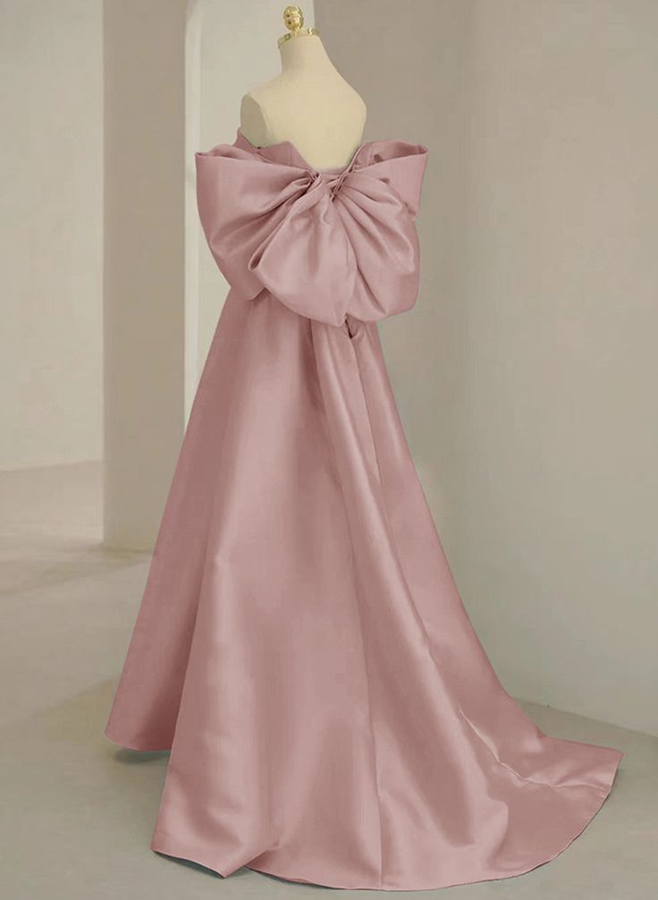 A-Line Sweetheart Neck Satin Burgundy Long Prom Dress, Burgundy Long Formal Dress ED0626