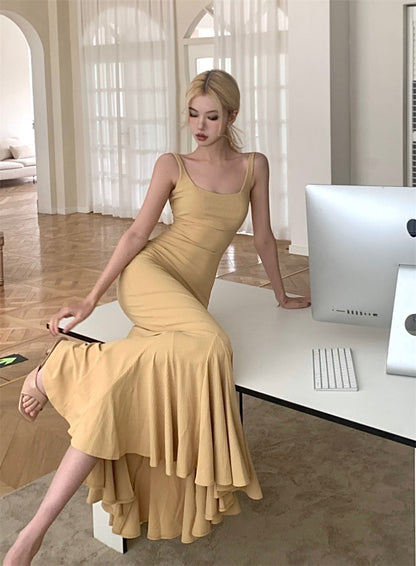 French sling fishtail hip skirt ED0809