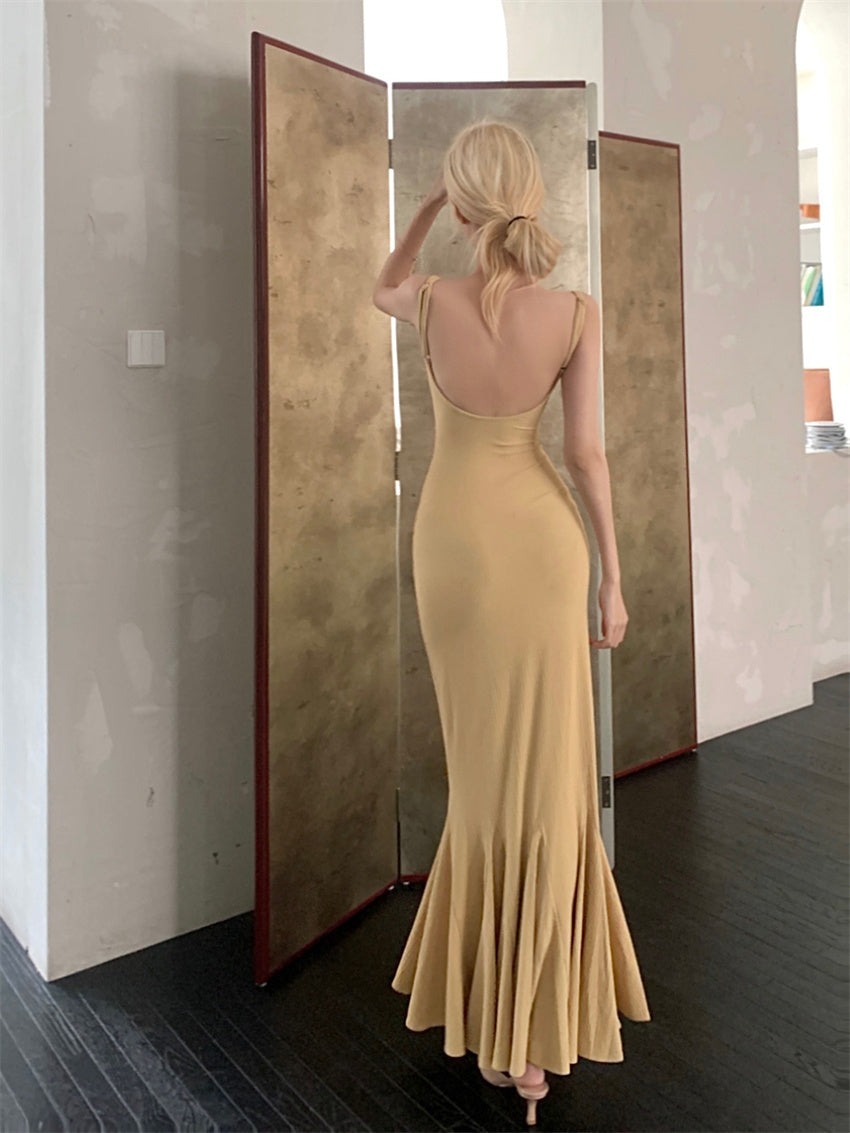 French sling fishtail hip skirt ED0809