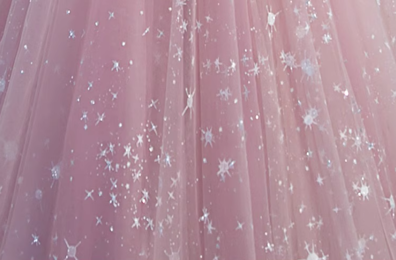 Simple pink A line velvet tulle long prom dress, pink evening dress ED0845