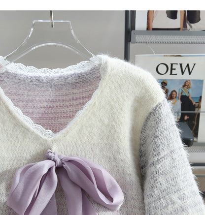 Chanel style gentle lace sweater ED0921