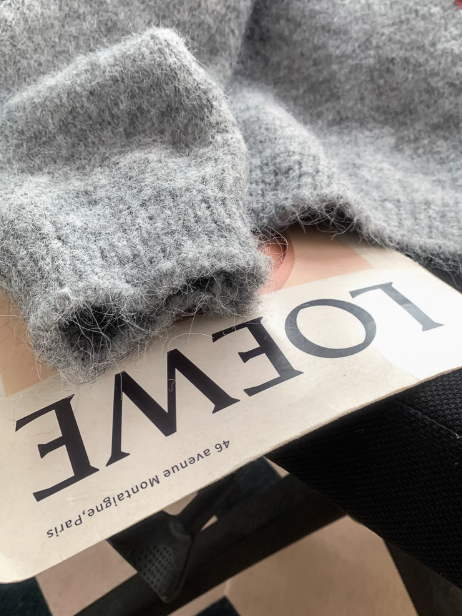 Korean-style round neck retro knitted cardigan ED0991