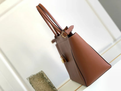 Celine Medium Cabas Bourgeoi brown handbag