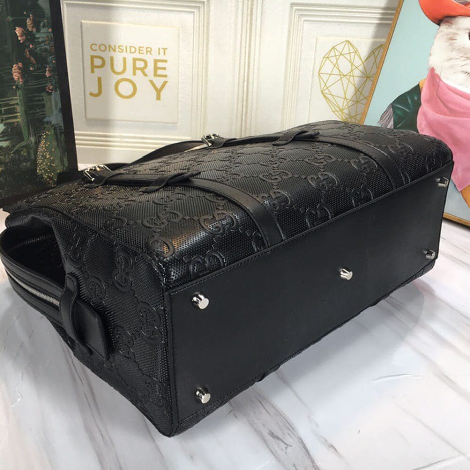 GUCCI embossed tote bag