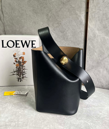 Loewe Women's Black Pebble Bucket Mini