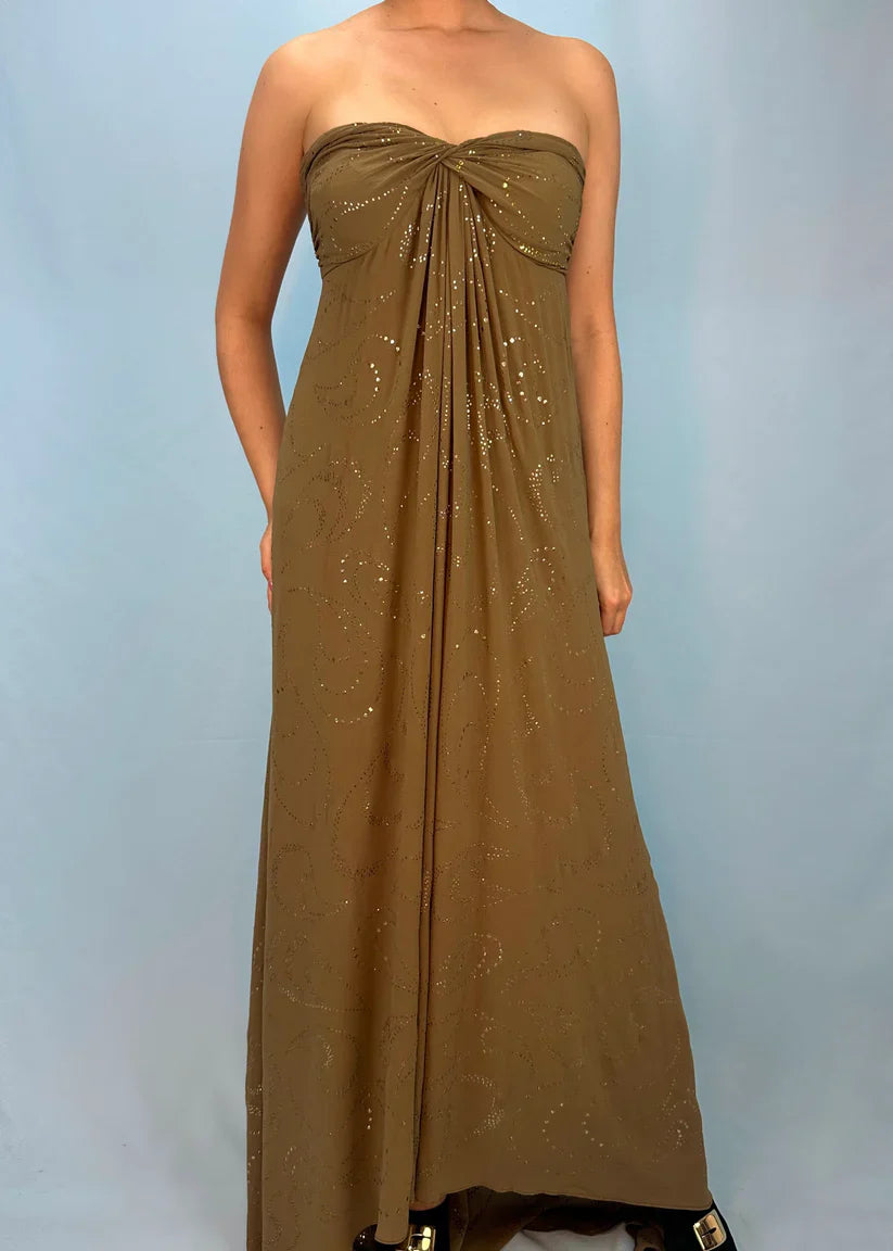 Matcha Green Sweet Exquisite Beading Long Chiffon Elegant Floor Length Ball Gown Evening Gown Party Dress Prom Dress gh3771