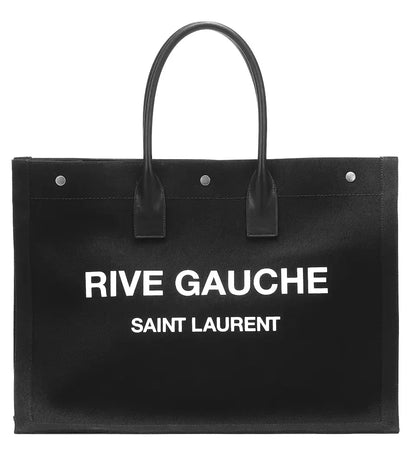 SAINT LAURENT Rive Gauche canvas tote