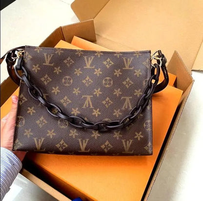 LV Toiletry Pouch 26 in Monogram Reverse Canvas with Wide Shoulder Strap