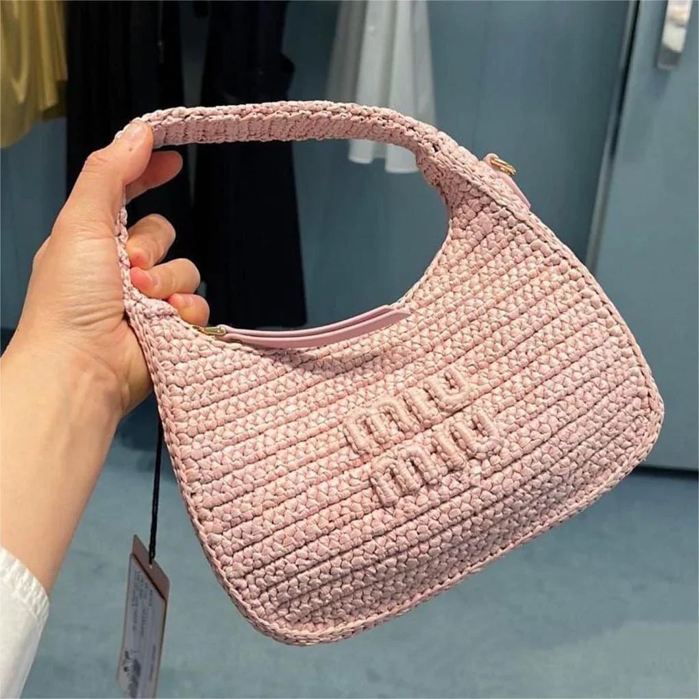 MIUMIU Wander crochet hobo bag