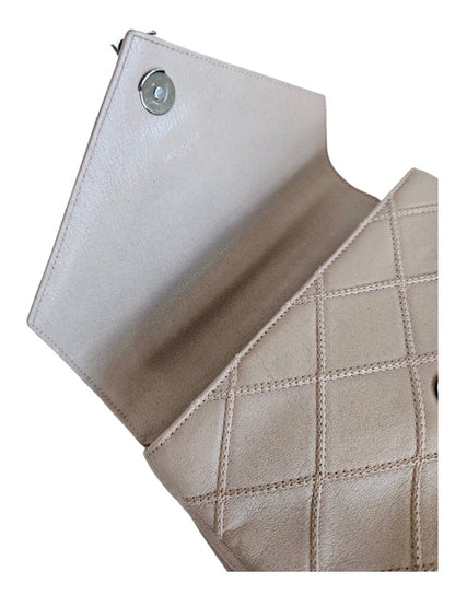 Saint Laurent College Matelasse Diamond Quilted Bag