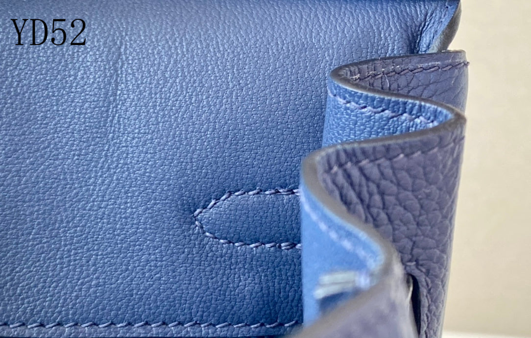 H BIRKIN 25 TOGO NAVY BLUE  GOLD HARDWARE 25CM