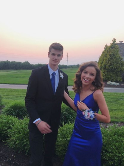 Spaghetti Straps V Neck Satin Blue Long Mermaid Prom Dress Evening Dress SH1071