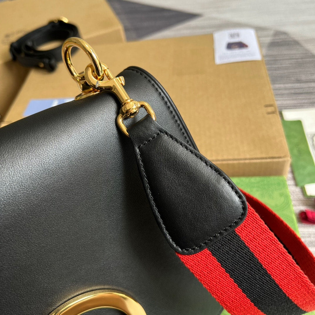 GUCCI BLONDIE MEDIUM BAG BLACK 29CM 699210 UXXAG 1064