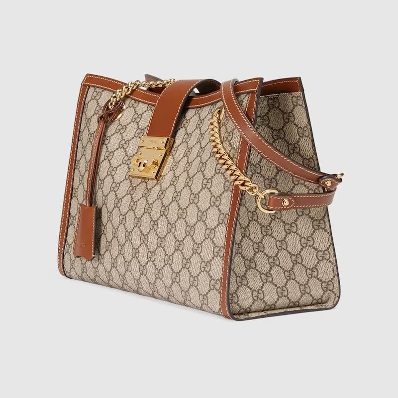 GUCCI PADLOCK MEDIUM GG SHOULDER BAG