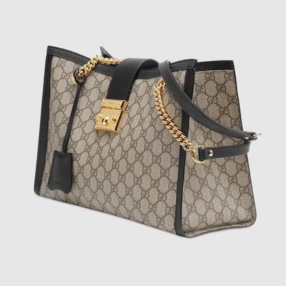 GUCCI PADLOCK MEDIUM GG SHOULDER BAG