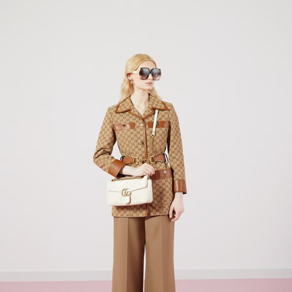 GUCCI MARMONT SMALL MATELASSÉ SHOULDER BAG