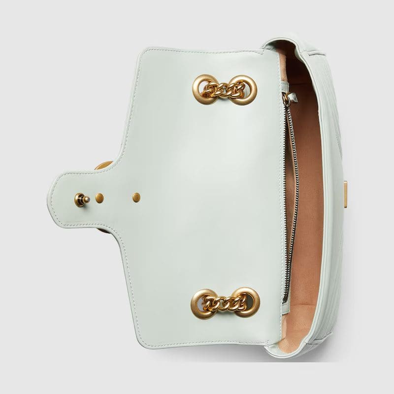 GUCCI MARMONT SMALL SHOULDER BAG (Pale green)