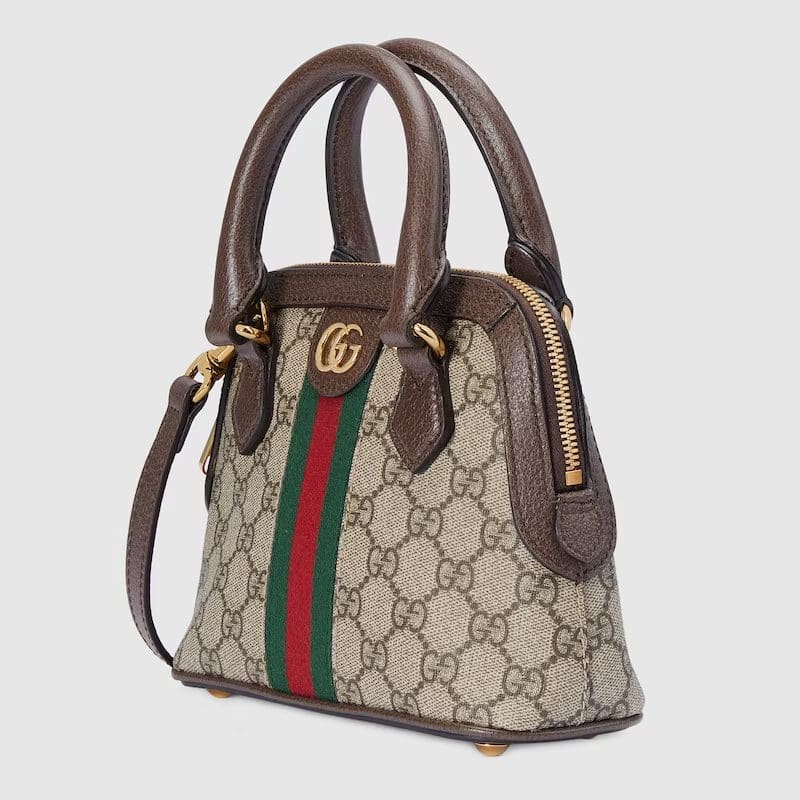 GUCCI OPHIDIA GG MINI TOP HANDLE BAG