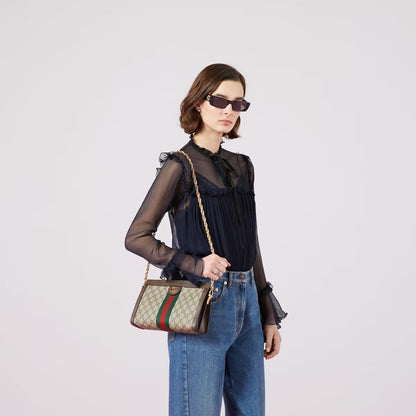 GUCCI OPHIDIA GG SMALL SHOULDER BAG