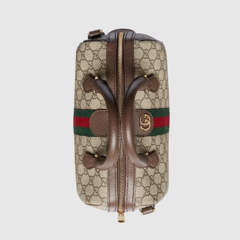 GUCCI OPHIDIA GG SMALL TOP HANDLE BAG