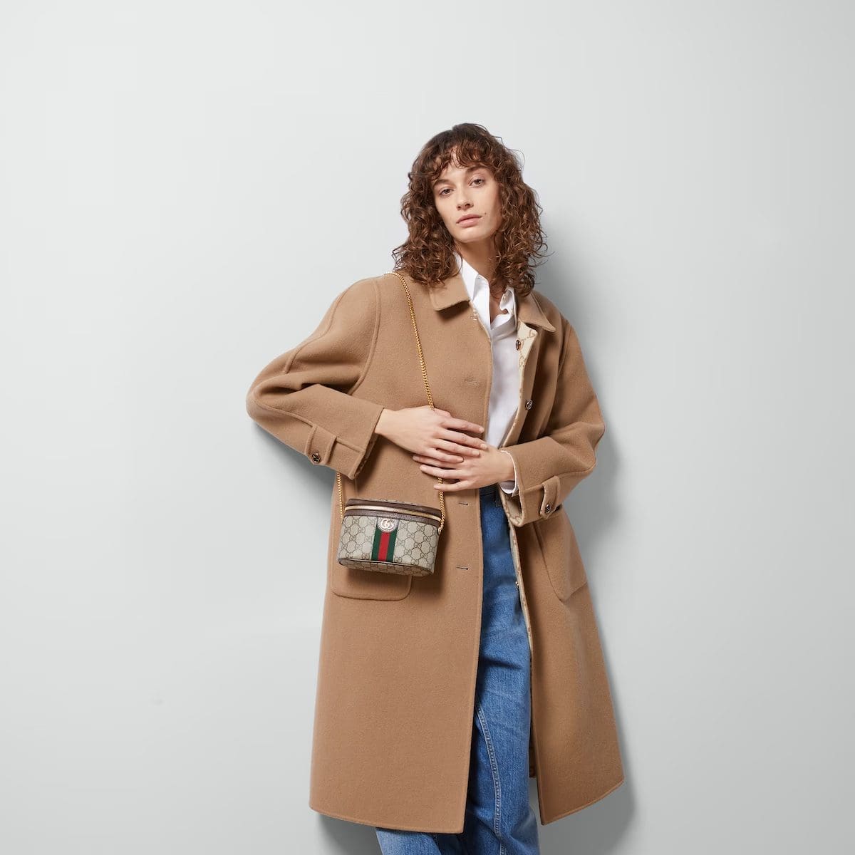 GUCCI OPHIDIA BELT BAG WITH WEB