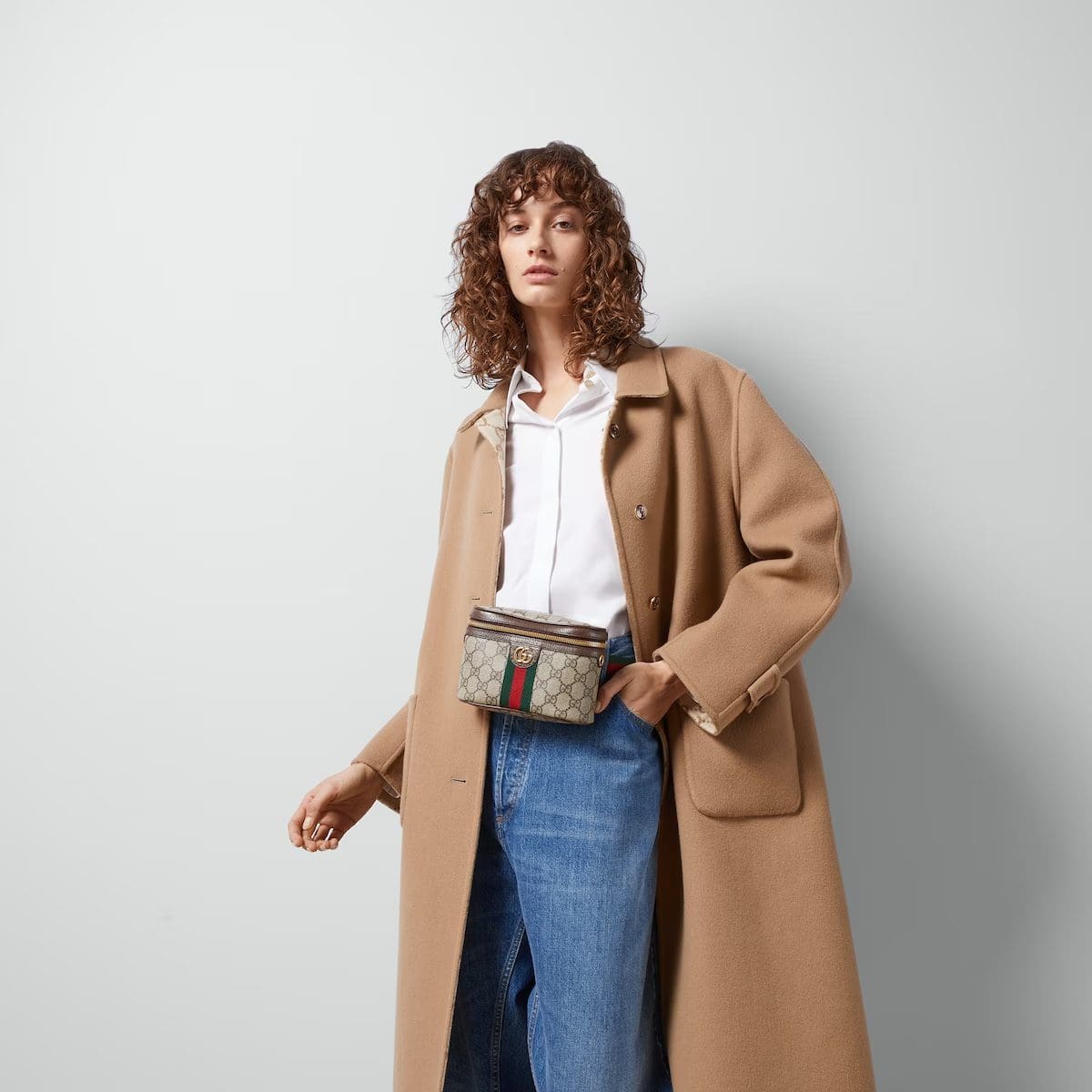 GUCCI OPHIDIA BELT BAG WITH WEB