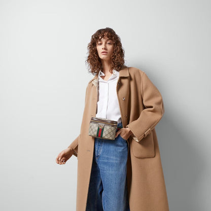 GUCCI OPHIDIA BELT BAG WITH WEB