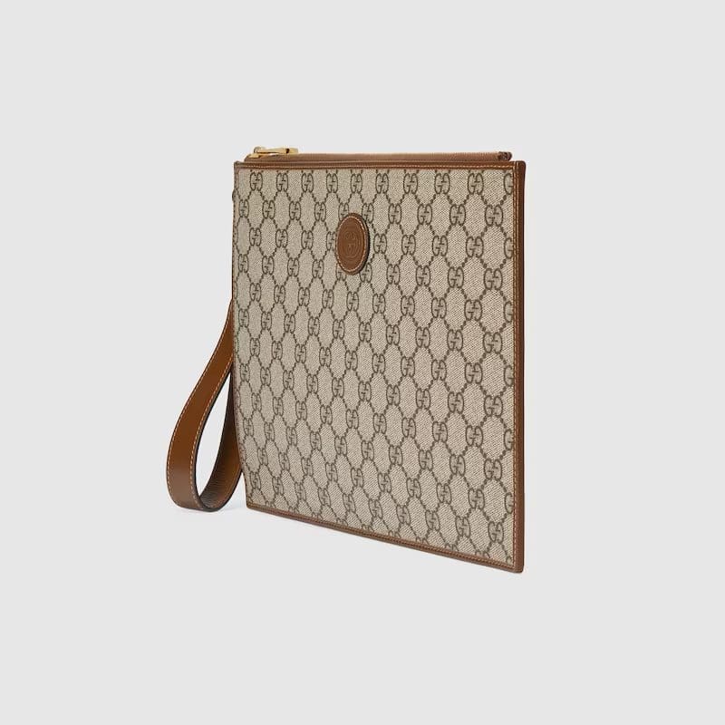 GUCCI POUCH WITH INTERLOCKING G