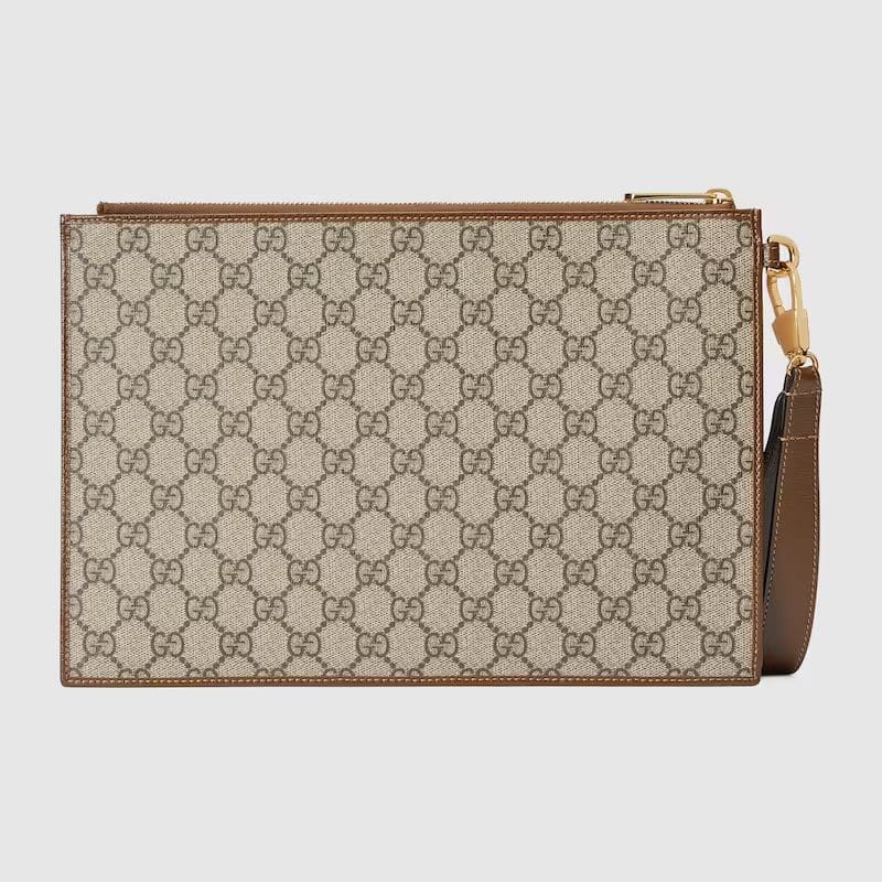 GUCCI POUCH WITH INTERLOCKING G