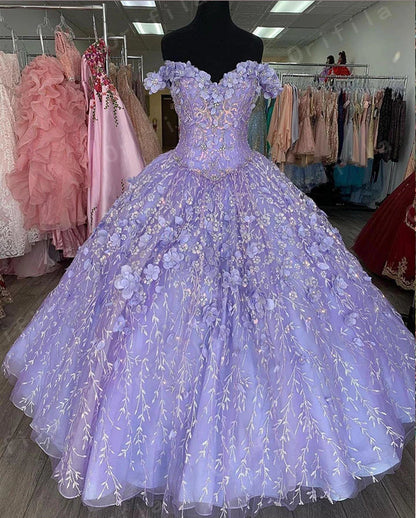 Tulle Sweetheart Ball Gown Prom Dresses Quinceanera Dresses ED589