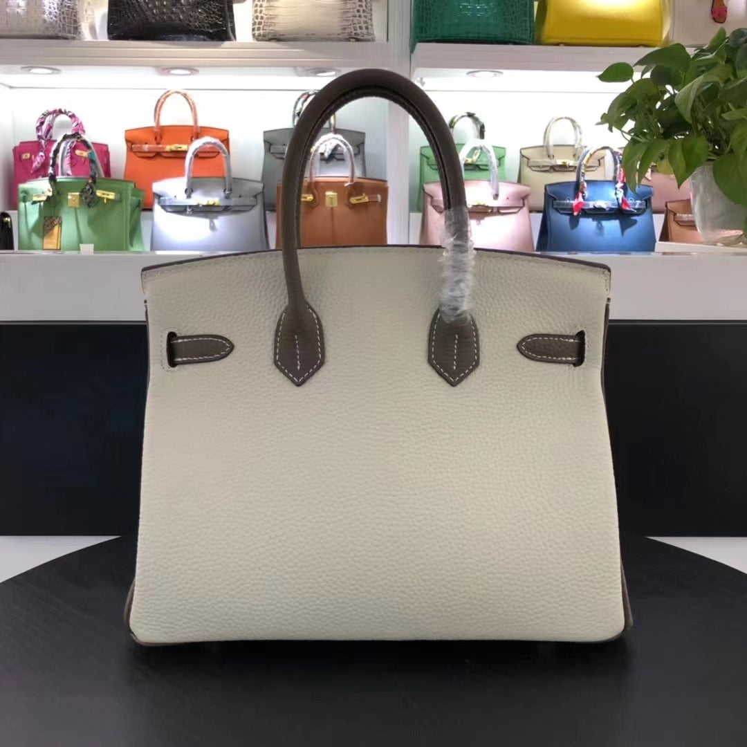 H BIRKIN TOGO  GOLD HARDWARE BEIGE 30CM