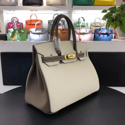 H BIRKIN TOGO  GOLD HARDWARE BEIGE 30CM