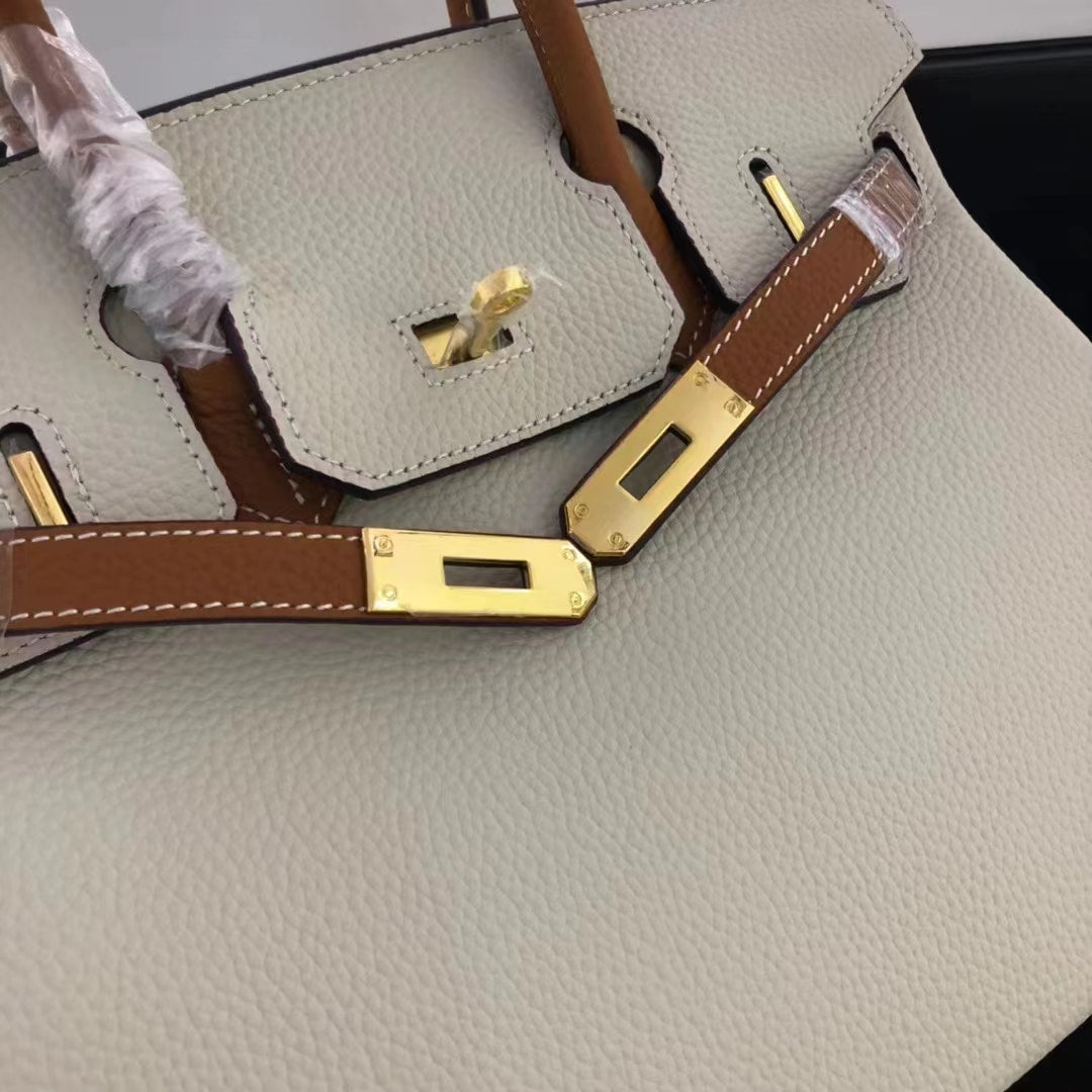 H BIRKIN TOGO  GOLD HARDWARE BEIGE BROWN 30CM
