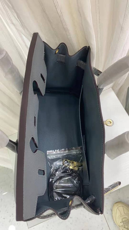 H BIRKIN 30 BAG GREY TOGO 30CM