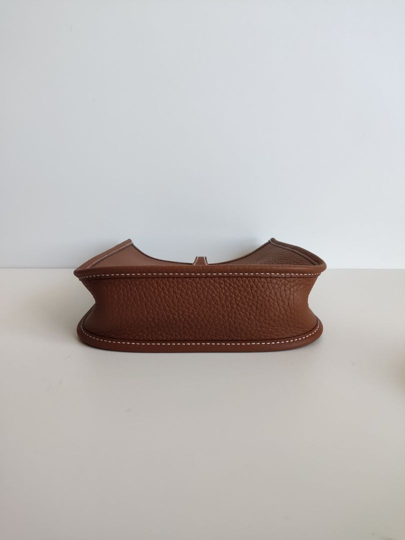 Hermès Mini Evelyne gold bag