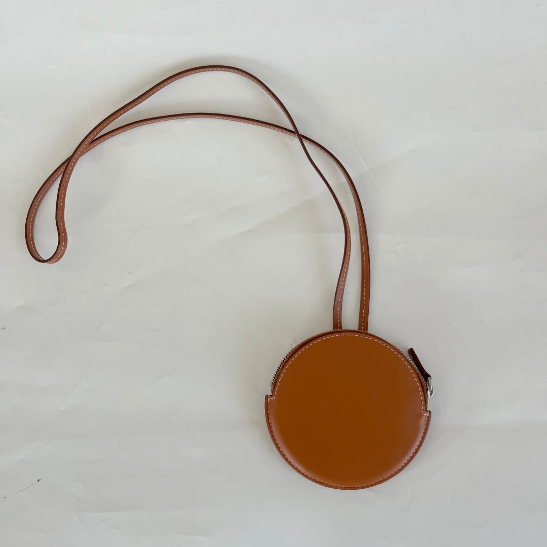 Jacquemus Caramel Le Pitchou Coin Bag