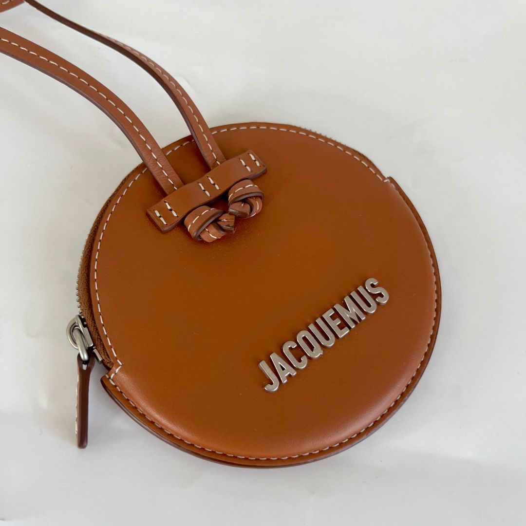 Jacquemus Caramel Le Pitchou Coin Bag