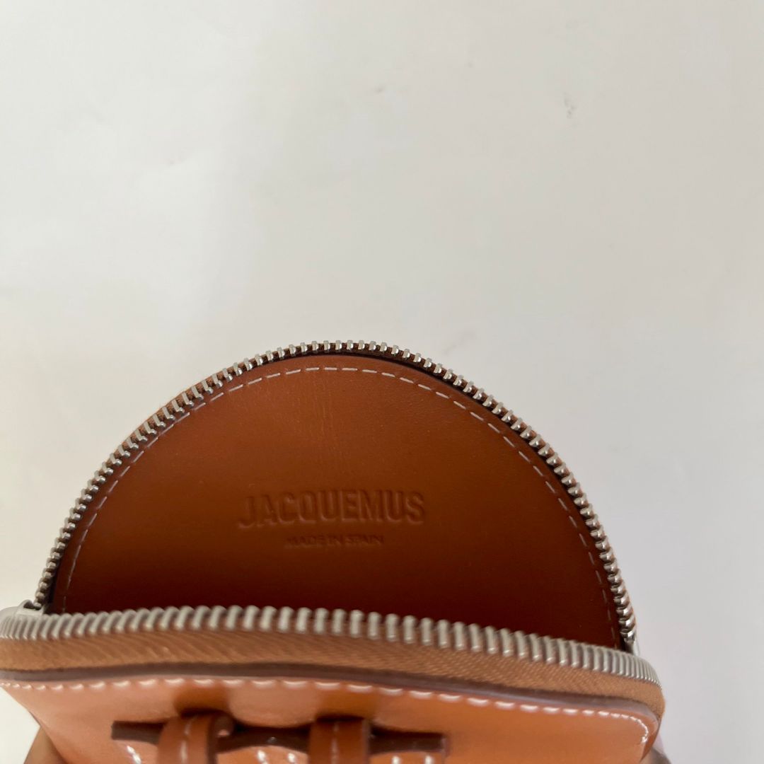 Jacquemus Caramel Le Pitchou Coin Bag