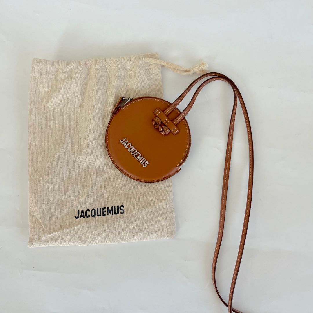 Jacquemus Caramel Le Pitchou Coin Bag