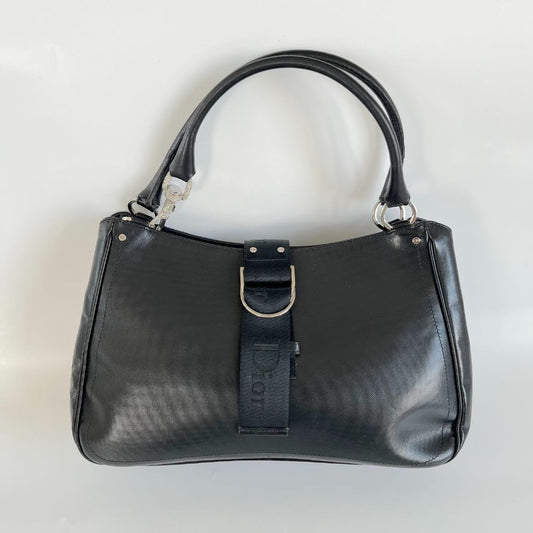 Christian Dior black vintage hardcore handbag