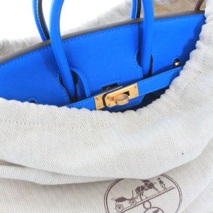Hermès Bleu Royal 25 Birkin Swift Leather Bag