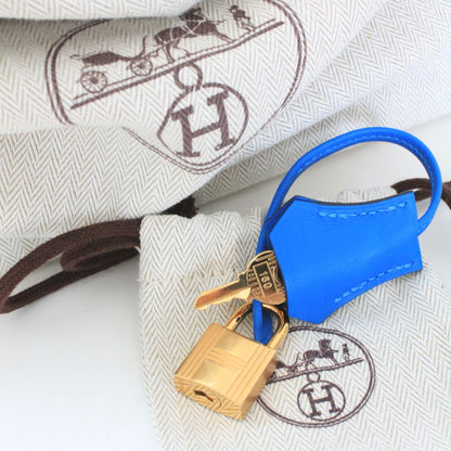 Hermès Bleu Royal 25 Birkin Swift Leather Bag