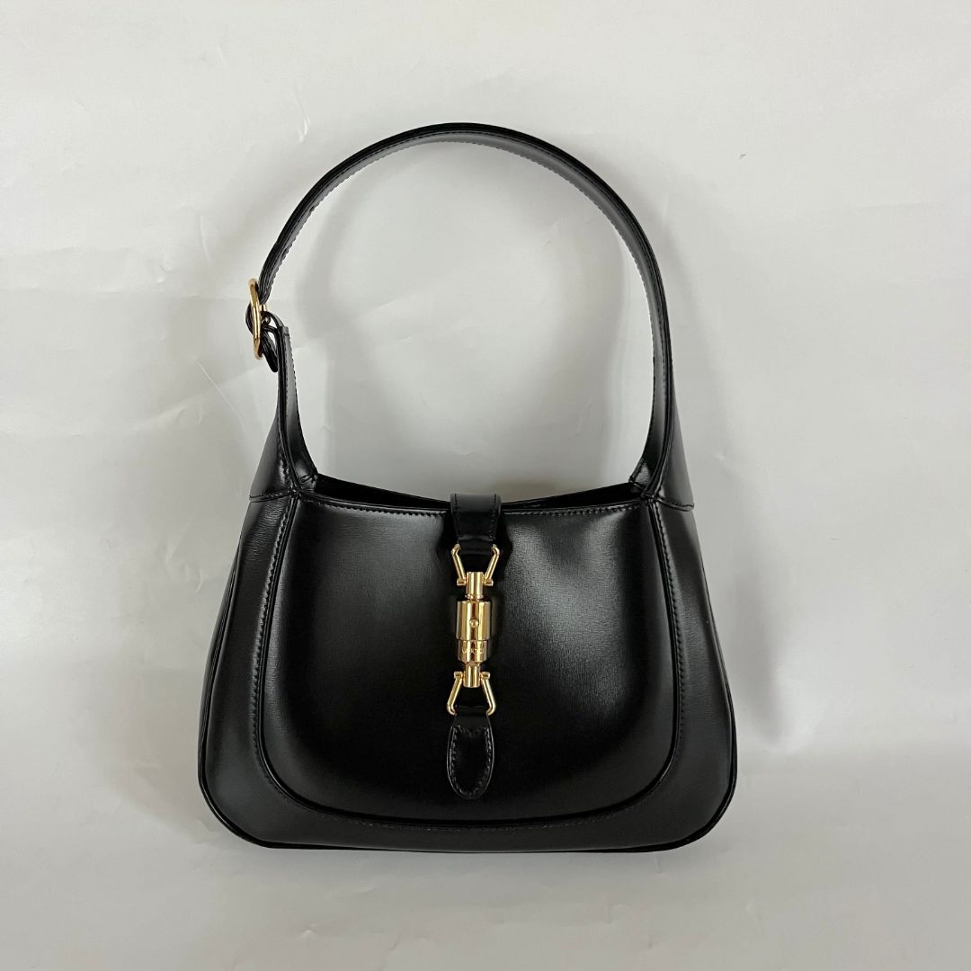 Gucci Jackie 1961 small leather shoulder black bag