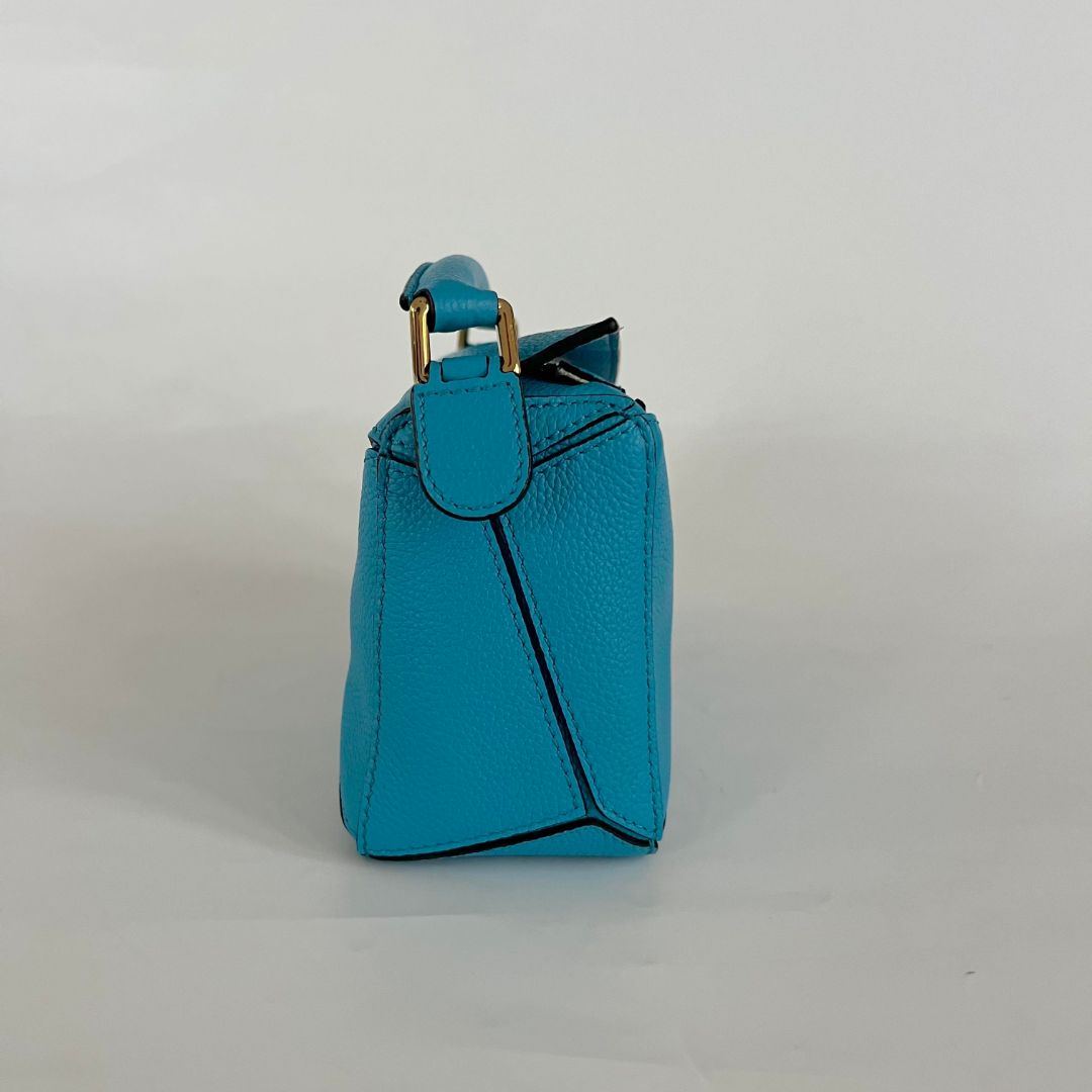 Loewe Mini Puzzle Blue Bag