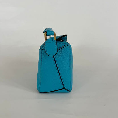 Loewe Mini Puzzle Blue Bag