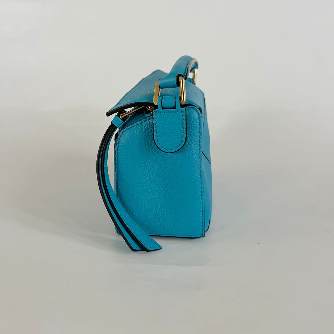 Loewe Mini Puzzle Blue Bag