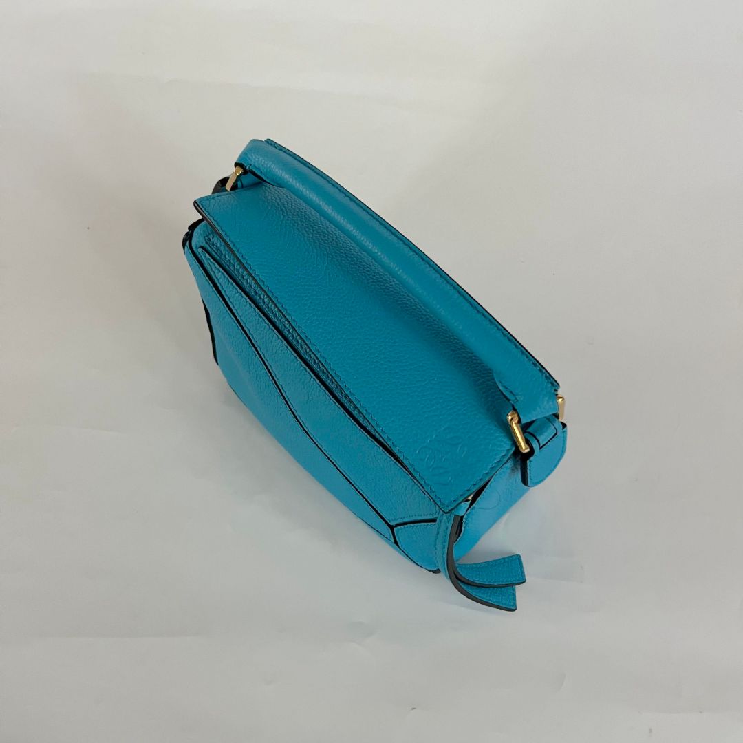 Loewe Mini Puzzle Blue Bag