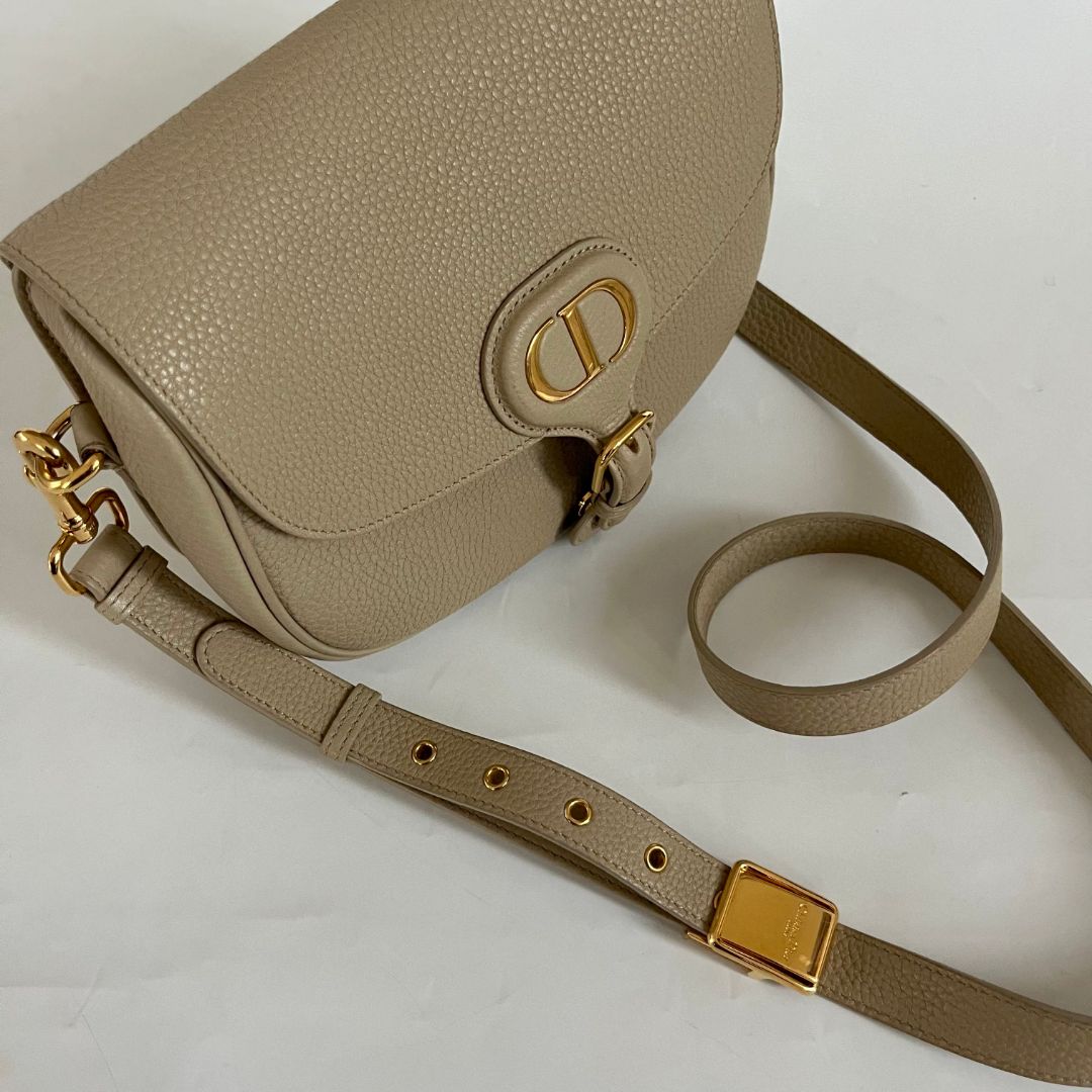 Christian Dior Taupe Bobby Medium Bag