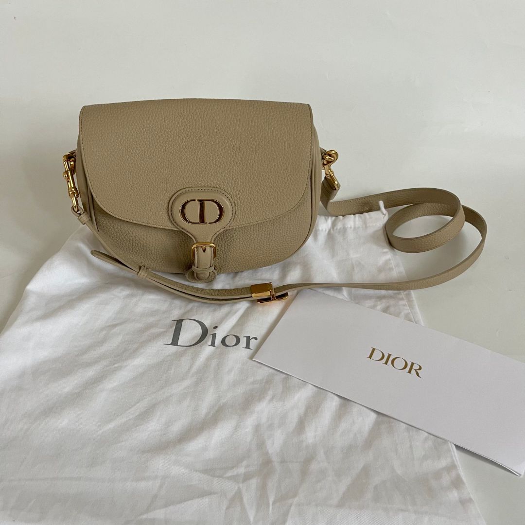 Christian Dior Taupe Bobby Medium Bag